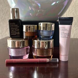 Estée Lauder skincare and makeup set